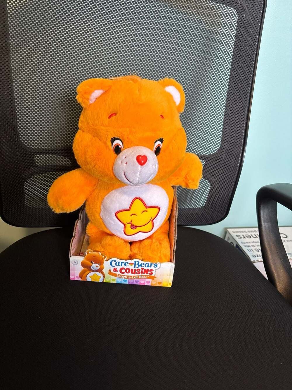 Care Bears & Cousins Laugh-a-Lot Bear 11-Inch Orange Plush